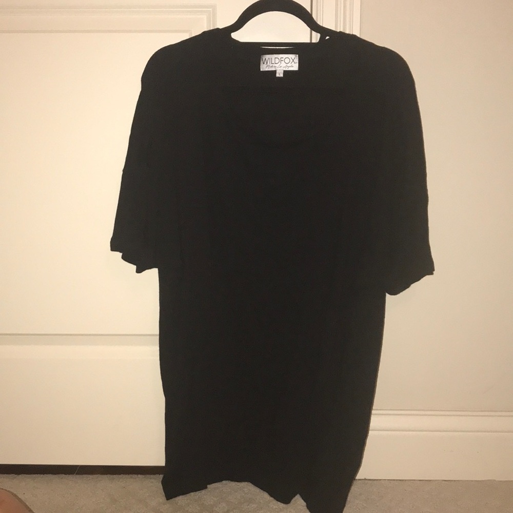 Black Wildfox T-Shirt dress